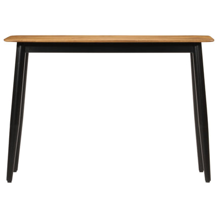 Tavolo Consolle 110x40x76 cm in Legno Massello di Mango e Ferro