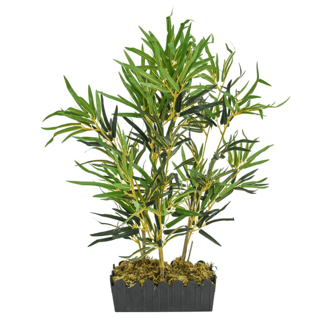 Albero BambÃƒÂ¹ Artificiale 368 Foglie 80 cm Verde