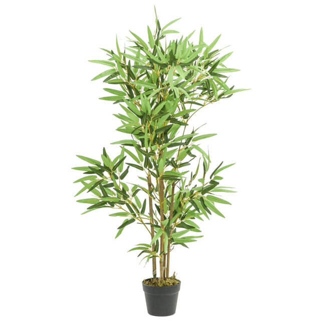 Albero BambÃƒÂ¹ Artificiale 552 Foglie 120 cm Verde