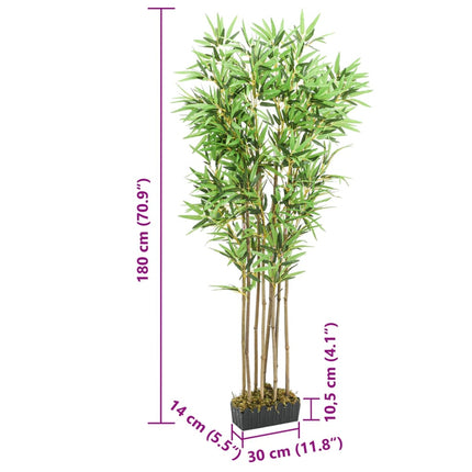 Albero BambÃ¹ Artificiale 1288 Foglie 180 cm Verde