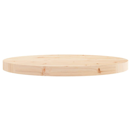 Piano Tavolo Rotondo ÃƒËœ50x3 cm in Legno Massello di Pino