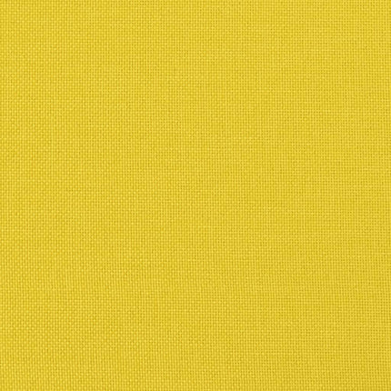 Divano a 2 Posti Giallo Chiaro 140 cm in Tessuto
