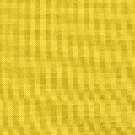 Divano a 2 Posti Giallo Chiaro 140 cm in Tessuto