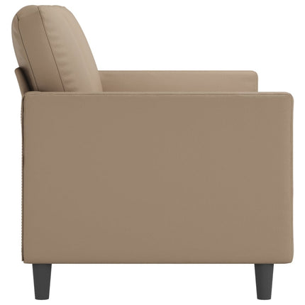 Divano a 3 Posti Cappuccino 180 cm in Similpelle