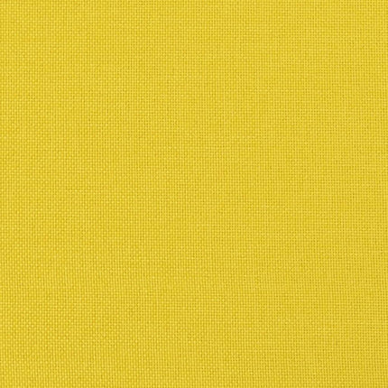 Divano a 2 Posti Giallo Chiaro 120 cm in Tessuto