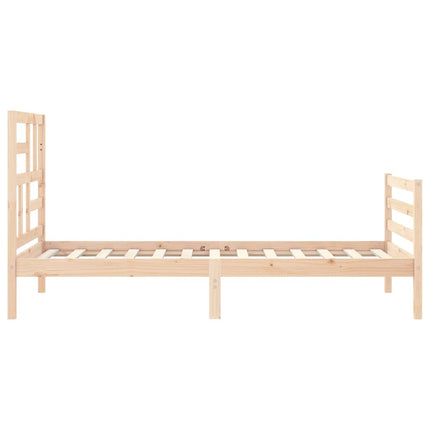 Giroletto con Testiera Single in Legno Massello