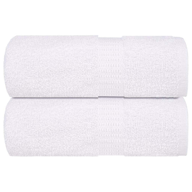 Asciugamani per Sapone 2 pz Bianco 30x30cm 360 g/mÂ² 100% Cotone