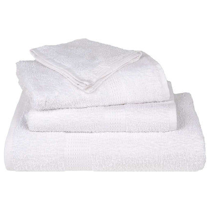 Asciugamani per Sapone 4 pz Bianco 30x30cm 360 g/mÃ‚Â² 100% Cotone