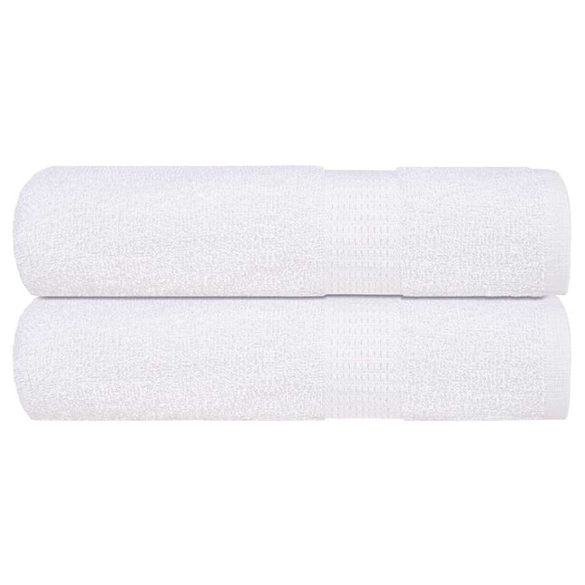 Asciugamani Doccia 2 pz Bianchi 70x140 cm 360 g/m² 100% Cotone
