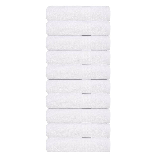 Asciugamani Doccia 10 pz Bianchi 70x140 cm 360 g/m² 100% Cotone