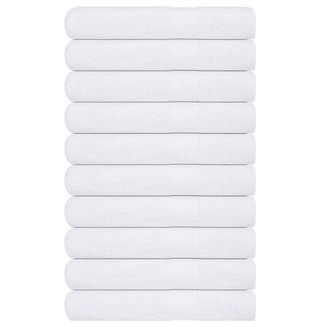 Asciugamani per Sauna 10pz Bianchi 80x200cm 360g/mÂ² 100% Cotone