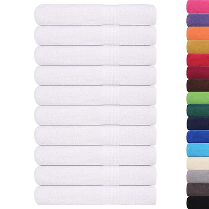 Asciugamani per Sauna 25pz Bianchi 80x200cm 360g/mÃ‚Â² 100% Cotone