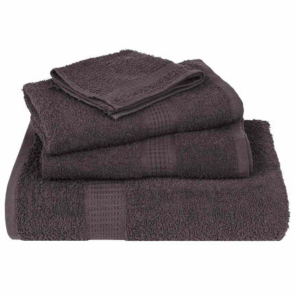 Asciugamani 50 pz Antracite 50x100 cm 360 g/mÂ² 100% Cotone