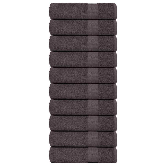 Asciugamani da Bagno 10 pz 100x150 cm 360 g/mÃ‚Â² 100% Cotone