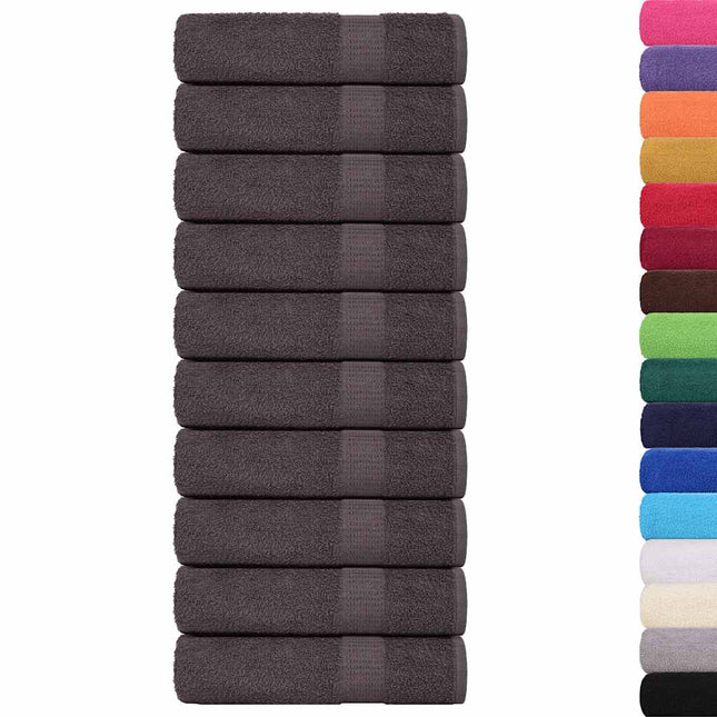 Asciugamani da Bagno 10 pz 100x150 cm 360 g/mÃ‚Â² 100% Cotone