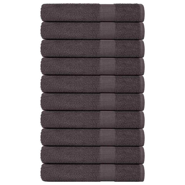 Asciugamani per Sauna 10 pz 80x200 cm 360 g/mÂ² 100% Cotone