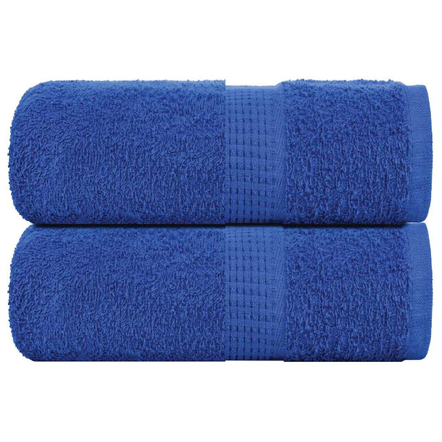Asciugamani per Sapone 2 pz Blu 30x30 cm 360 g/mÂ² 100% Cotone