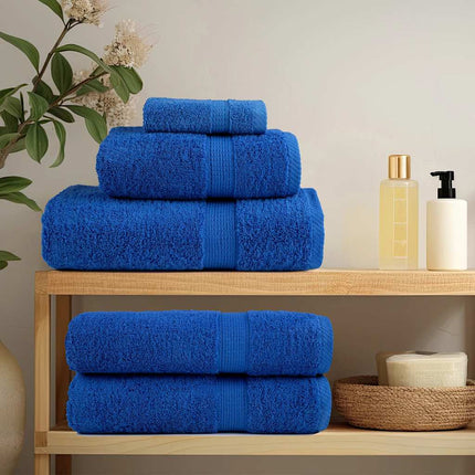 Asciugamani per Sauna 10pz Blu 80x200cm 360g/mÂ² 100% Cotone