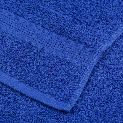 Asciugamani per Sauna 10pz Blu 80x200cm 360g/mÂ² 100% Cotone