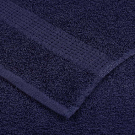 Asciugamani Ospiti 2 pz Blu Marino 30x50cm 360 g/mÃ‚Â² 100% Cotone