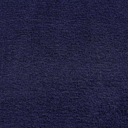 Asciugamani Doccia 2 pz Blu Marino 70x140cm 360g/mÃ‚Â² 100% Cotone