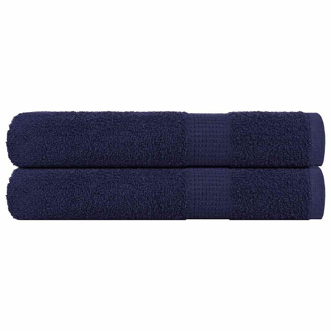 Asciugamani per Sauna 2 pz 80x200 cm 360 g/mÂ² 100% Cotone