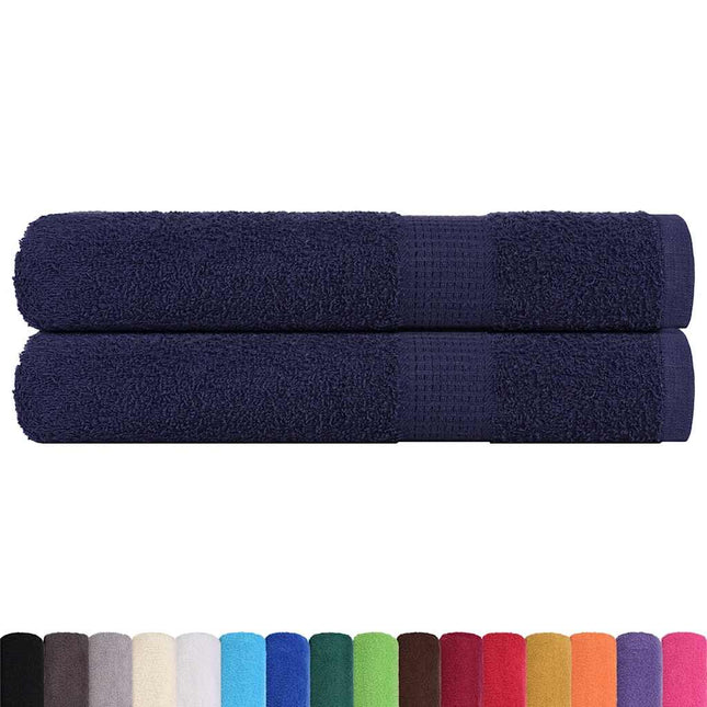 Asciugamani per Sauna 2 pz 80x200 cm 360 g/mÂ² 100% Cotone