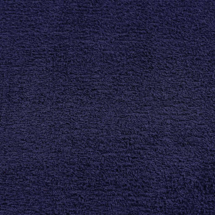 Asciugamani 10 pz Blu Marino 100x200 cm 360 g/mÂ² 100% Cotone