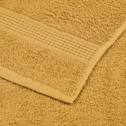Asciugamani per Sapone 2 pz Oro 30x30 cm 360 g/mÃ‚Â² 100% Cotone