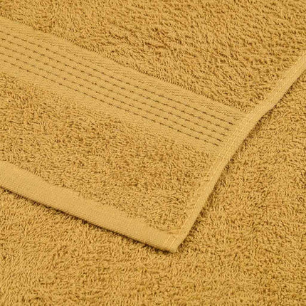 Asciugamani per Sapone 4 pz Oro 30x30 cm 360 g/mÃ‚Â² 100% Cotone