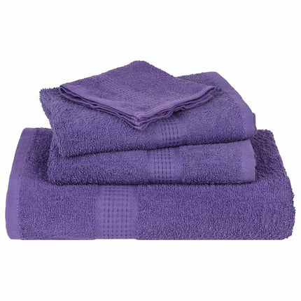Asciugamani per Sauna 2 pz Viola 80x200cm 360g/mÃƒâ€šÃ‚Â² 100% Cotone