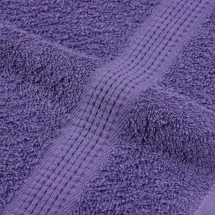 Asciugamani 4 pz Viola 100x200 cm 360 g/mÂ² 100% Cotone