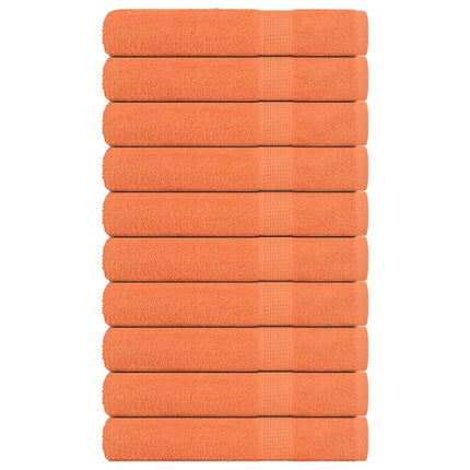 Asciugamani Sauna 10pz Arancioni 80x200cm 360g/mÂ² 100% Cotone