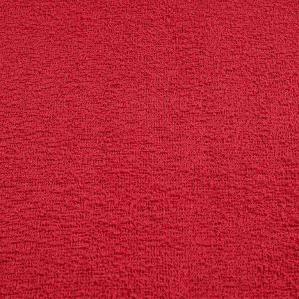 Asciugamani per Sauna 4 pz Rossi 80x200 cm 360 g/mÃƒâ€šÃ‚Â² 100% Cotone