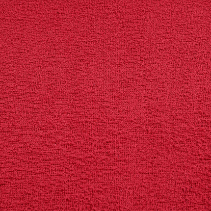 Asciugamani per Sauna 10 pz Rossi 80x200cm 360 g/mÃƒâ€šÃ‚Â² 100% Cotone