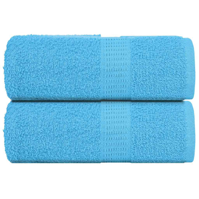 Asciugamani Sapone 2 pz Turchesi 30x30 cm 360 g/mÃ‚Â² 100% Cotone