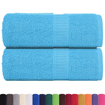 Asciugamani Sapone 2 pz Turchesi 30x30 cm 360 g/mÃƒâ€šÃ‚Â² 100% Cotone