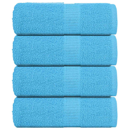 Asciugamani Sapone 4 pz Turchesi 30x30 cm 360 g/mÃƒâ€šÃ‚Â² 100% Cotone