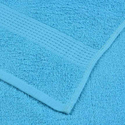 Asciugamani Ospiti 4 pz Turchesi 30x50 cm 360 g/mÃ‚Â² 100% Cotone