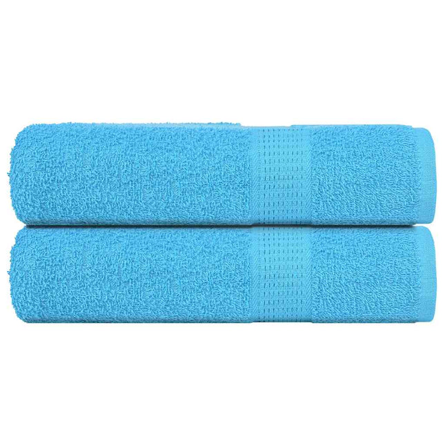 Asciugamani Doccia 2 pz Turchesi 70x140 cm 360 g/mÃƒâ€šÃ‚Â² 100% Cotone
