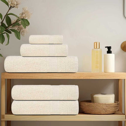 Asciugamani per Sapone 4 pz Crema 30x30 cm 360 g/mÃƒâ€šÃ‚Â² 100% Cotone