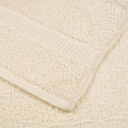 Asciugamani per Sapone 4 pz Crema 30x30 cm 360 g/mÃ‚Â² 100% Cotone