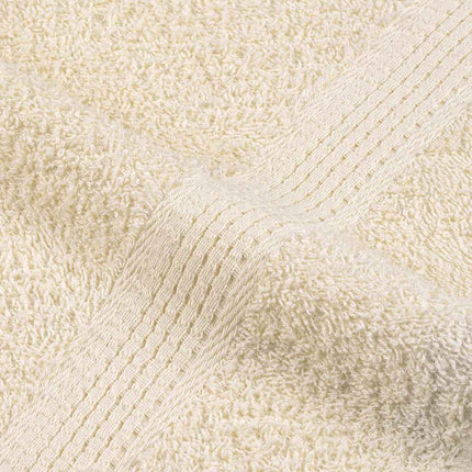 Asciugamani per Sapone 4 pz Crema 30x30 cm 360 g/mÃ‚Â² 100% Cotone