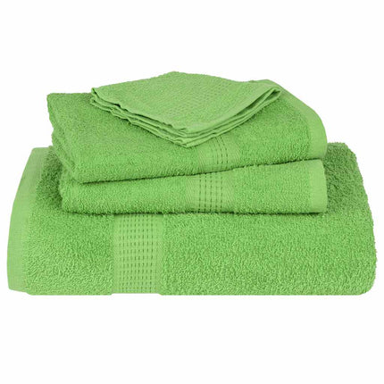 Asciugamani per Sapone 4 pz Verde Mela 30x30 cm 360 g/mÃƒâ€šÃ‚Â² Cotone