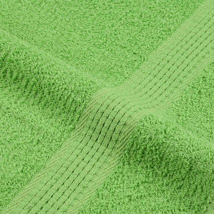 Asciugamani per Sapone 4 pz Verde Mela 30x30 cm 360 g/mÃ‚Â² Cotone