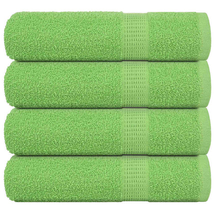Asciugamani Doccia 4 pz Verde Mela 70x140cm 360g/mÂ² 100% Cotone