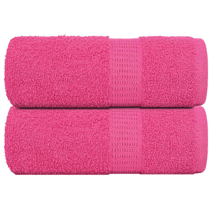 Asciugamani per Sapone 2 pz Rosa 30x30 cm 360 g/mÃƒâ€šÃ‚Â² 100% Cotone