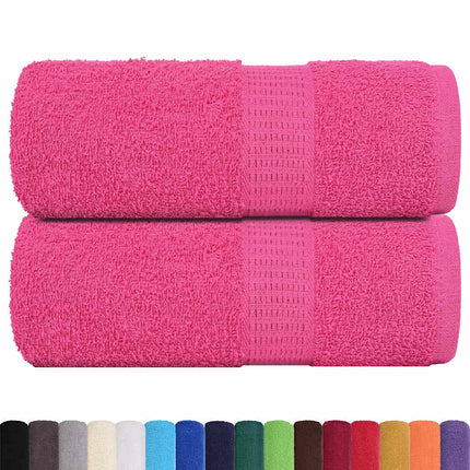 Asciugamani per Sapone 2 pz Rosa 30x30 cm 360 g/mÃƒâ€šÃ‚Â² 100% Cotone