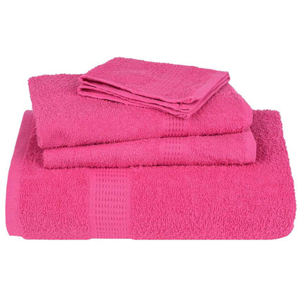 Asciugamani per Sapone 4 pz Rosa 30x30 cm 360 g/mÃƒâ€šÃ‚Â² 100% Cotone