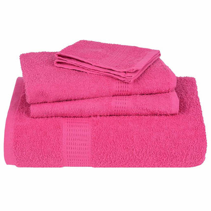 Asciugamani per Sauna 2 pz Rosa 80x200 cm 360 g/mÃƒâ€šÃ‚Â² 100% Cotone